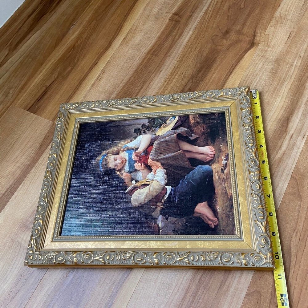 Cedar Creek Art Print Framed A Special Moment by Emile Minier 10.75'' x 12.75'' - Picture 4 of 8